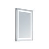 Innoci-Usa Terra 35 in. W x 22 in. H Rectangular LED Mirror with Built-In Controls 63402235